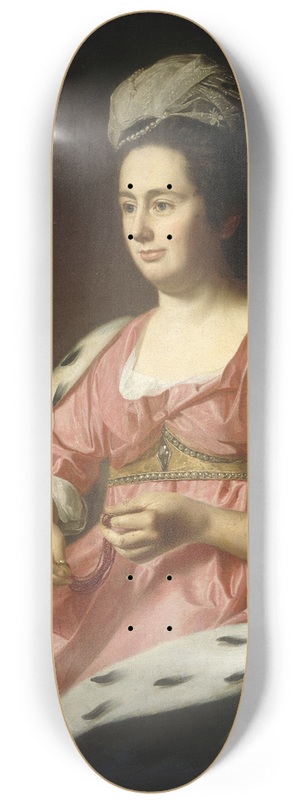John Singleton Copley - Abigail Smith Babcock (Mrs. Adam Babcock) 8.25 inch art skate deck
