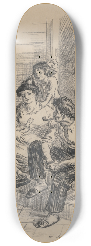 John Sloan - Da Thief 8.25 inch art skate deck
