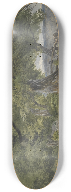 John Steeple - Lane by river, Bettws-Y-Coed, North Wales 8.25 inch art skate deck