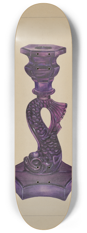 John Tarantino - Dolphin Candlestick 8.25 inch art skate deck