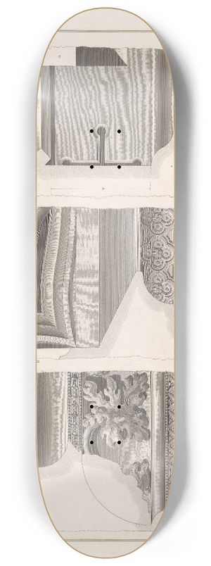 John Topham - Plate XI: St Stephens Chapel 8.25 inch art skate deck
