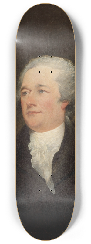 John Trumbull - Alexander Hamilton 8.25 inch art skate deck