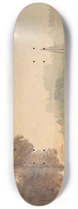John Varley - The Thames at Windsor 8.25 inch art skate deck