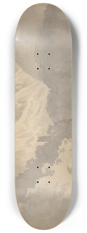 John Warwick Smith - Alpine Scene 8.25 inch art skate deck
