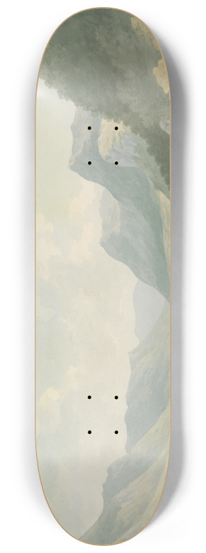John Warwick Smith - Ullswater, Looking toward Patterdale 8.25 inch art skate deck
