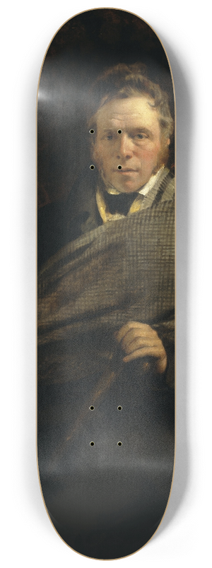 John Watson Gordon - James Hogg, 1770  1835. Poet; The Ettrick Shepherd 8.25 inch art skate deck