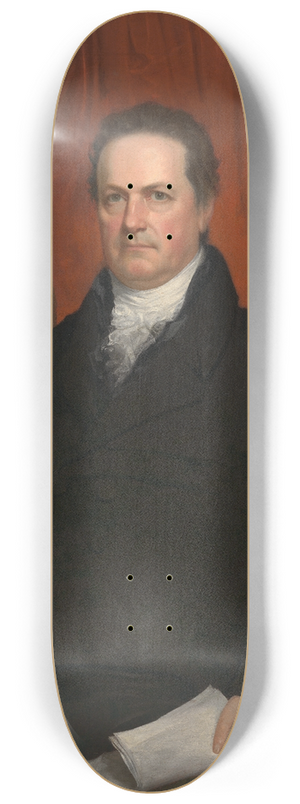 John Wesley Jarvis - DeWitt Clinton 8.25 inch art skate deck