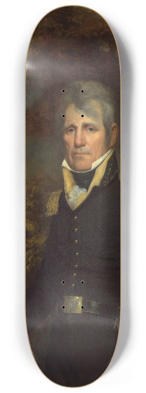 John Wesley Jarvis - General Andrew Jackson 8.25 inch art skate deck