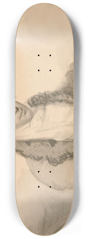 John Wesley Jarvis - WashingtonIrving 8.25 inch art skate deck