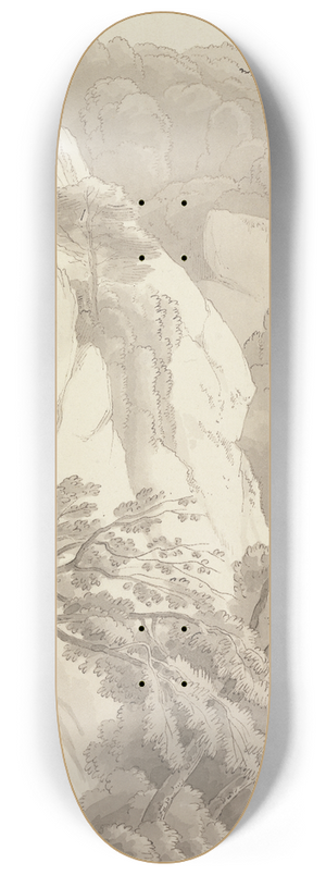 John White Abbott - Canonteign 8.25 inch art skate deck