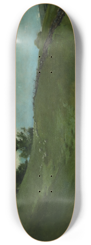 John White Alexander - Landscape, Cornish, N.H. 8.25 inch art skate deck