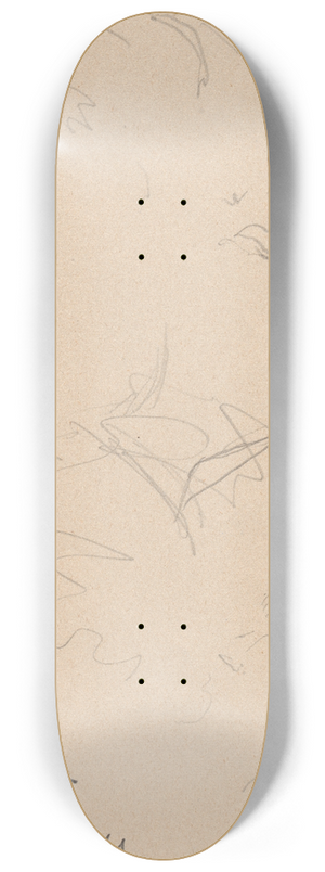 John White Alexander - Mark Twain 8.25 inch art skate deck