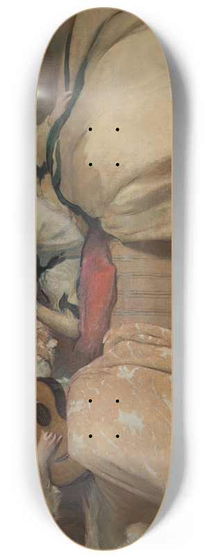 John White Alexander - Panel for Music Room 8.25 inch art skate deck