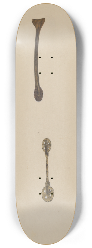John Wilkes - Crimping Wheel 8.25 inch art skate deck