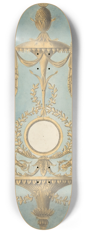 John Yenn - Design for a Sconce with a Mirror 8.25 inch art skate deck
