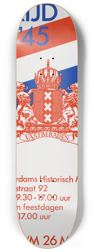 Jolijn van de Wouw - Amsterdam bevrijd mei 45 8.25 inch art skate deck