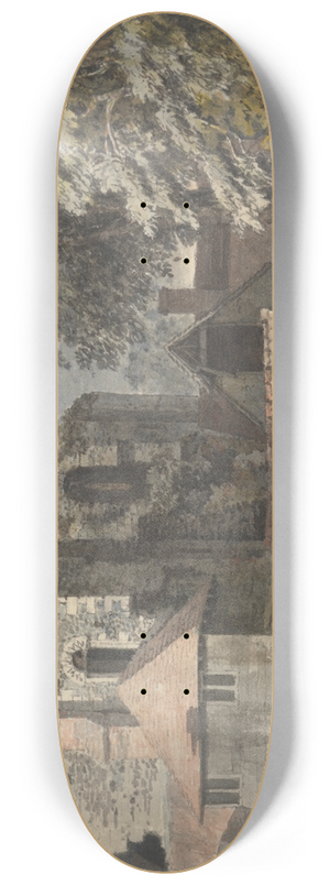 Jonathan Skelton - Canterbury Castle 8.25 inch art skate deck