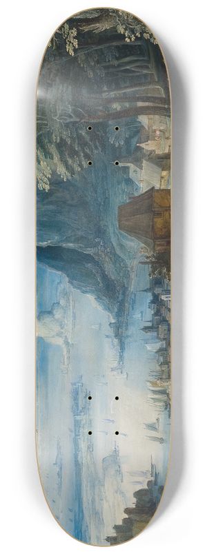 Joos de Momper - Landscape with the Fall of Icarus 8.25 inch art skate deck
