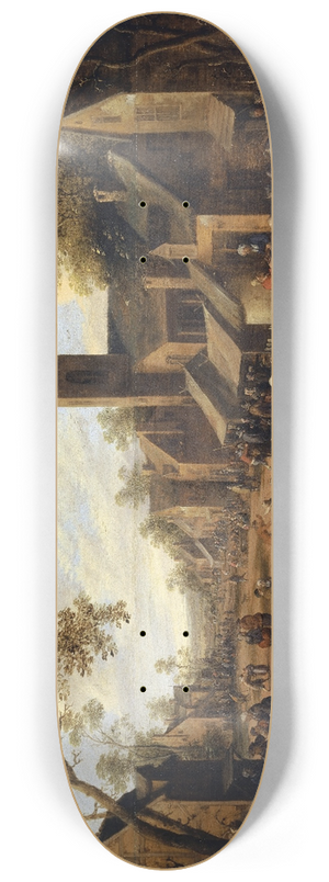 Joost Cornelisz Droochsloot - Parish Feast 8.25 inch art skate deck