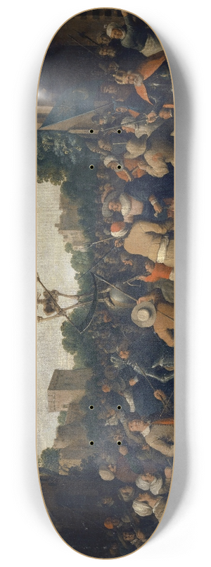 Joost Cornelisz Droochsloot - The Fight Against Death 8.25 inch art skate deck