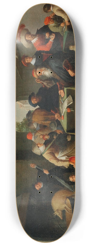 Joost Cornelisz Droochsloot - The Peasant Lawyer 8.25 inch art skate deck