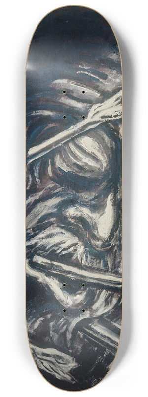 Jos Clemente Orozco - Head Pierced with Arrows, from the Los teules series 8.25 inch art skate deck