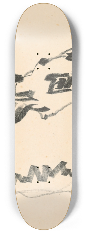 Josef Albers - Rabbit 8.25 inch art skate deck