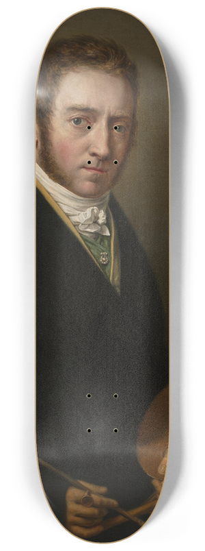 Josef August Stark - Self-portrait 8.25 inch art skate deck