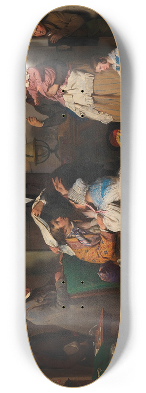 Josef Danhauser - Der Augenarzt 8.25 inch art skate deck