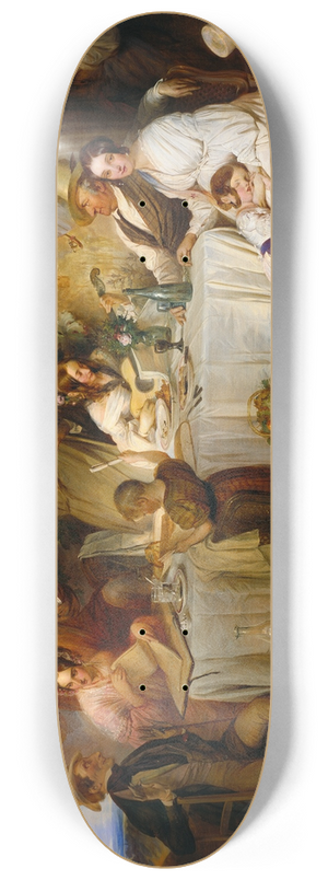 Josef Danhauser - Wein, Weib und Gesang 8.25 inch art skate deck