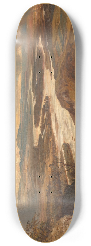 Josef Hoffmann - Die Donauauen bei Wien 8.25 inch art skate deck