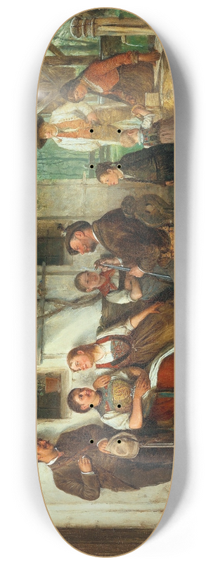 Josef Kinzel - Spinning a Yarn 8.25 inch art skate deck