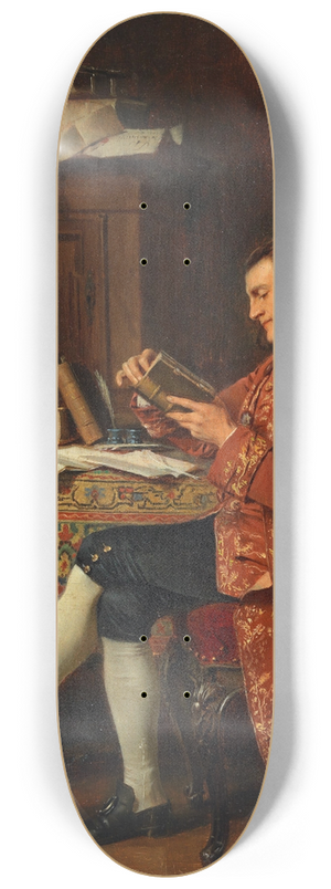 Josef Munsch - Der Bcherfreund 8.25 inch art skate deck