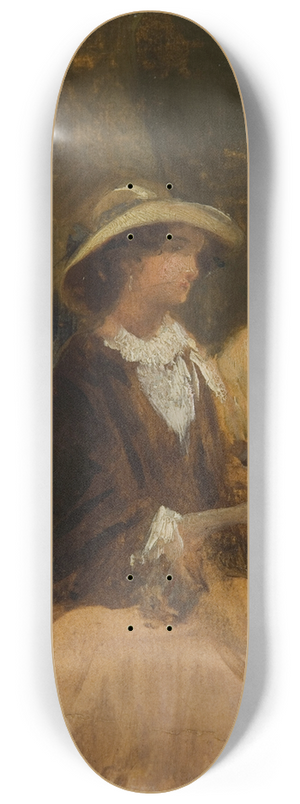 Josef Navrtil - In the Garden Restaurant 8.25 inch art skate deck