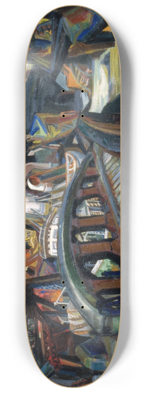 Josef Presser - The Harbor 8.25 inch art skate deck
