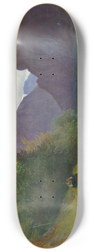 Josef Schwemminger - Partie zwischen Ebensee und Traunkirchen mit Blick auf den Traunstein 8.25 inch art skate deck