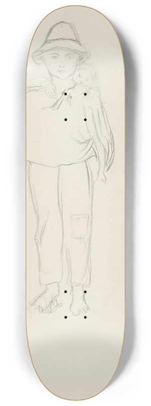 Jn Novk - Figurlna tdia (chlapek nesci diea) 8.25 inch art skate deck