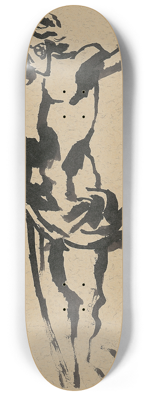 Jn Novk - Gesture, Movement Study 8.25 inch art skate deck