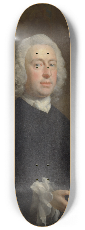 Joseph Highmore - An Unknown Man in Black 8.25 inch art skate deck