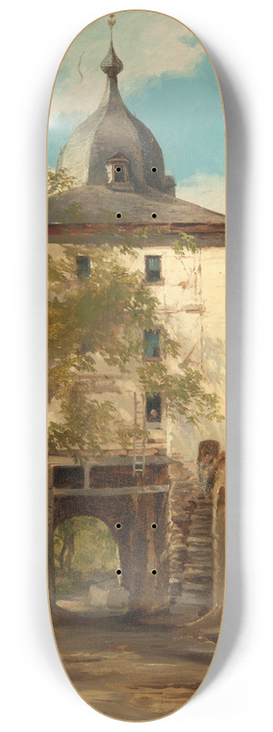 Joseph Magnus Stck - The Town Gate, Boppart 8.25 inch art skate deck