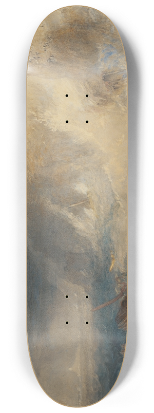 Joseph Mallord William Turner - Long Ships Lighthouse, Lands End 8.25 inch art skate deck