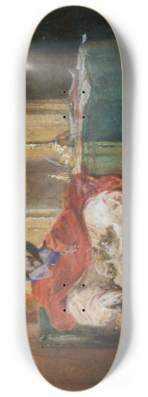 Joseph Nicolas Robert-Fleury - Cardinal Richelieu 8.25 inch art skate deck