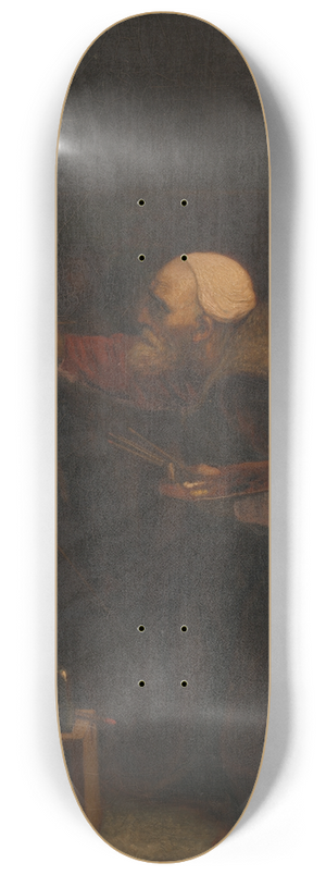 Joseph Nicolas Robert-Fleury - Titian, painting his last work 8.25 inch art skate deck