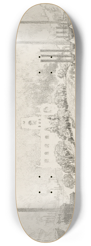 Joseph Pennell - Peace and War 8.25 inch art skate deck