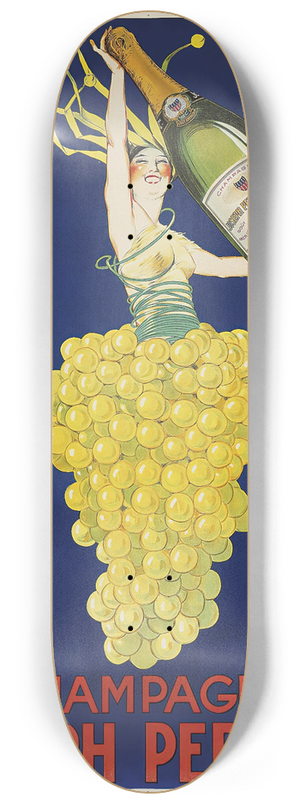 Joseph Stall - CHAMPAGNE JOSEPH PERRIER 8.25 inch art skate deck