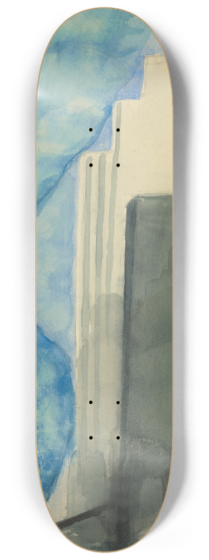 Joseph Stella - Skyscrapers 8.25 inch art skate deck