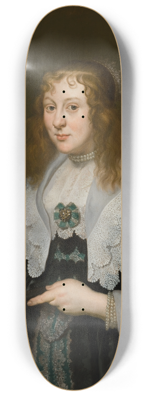 Joachim Von Sandrart - Alida Bicker (1620-1702) 8.25 inch art skate deck Joachim Von Sandrart - Alida Bicker (1620-1702) 8.25 inch art skate deck