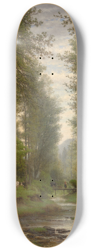 Joseph Van Luppen - Brook in the Forest 8.25 inch art skate deck