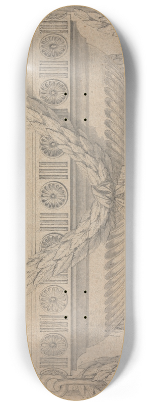 Joseph Wilton - Design for an Urn. 8.25 inch art skate deck