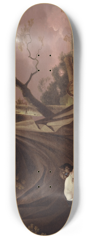 Joseph Wright of Derby - The Dead Soldier 8.25 inch art skate deck